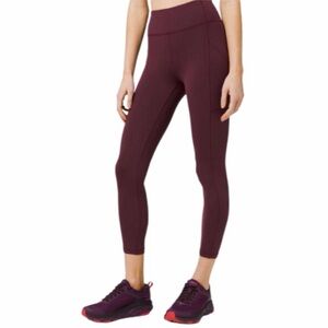 Lululemon womens Invigorate High-Rise Tight 25" Cassis Leggings Size 4
